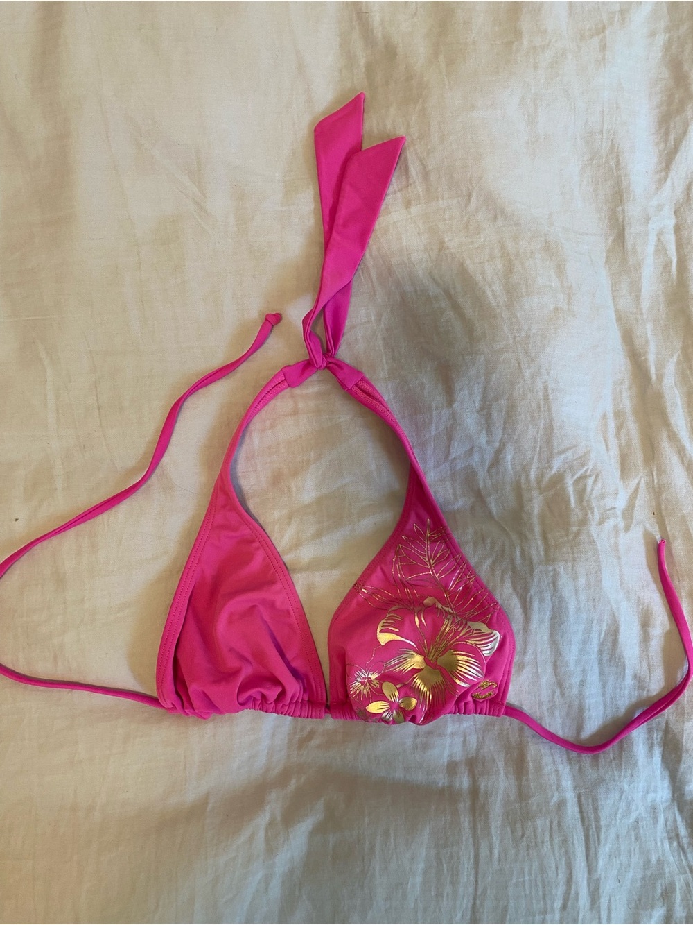 Y2K BillaBong Hibiscus bikini top